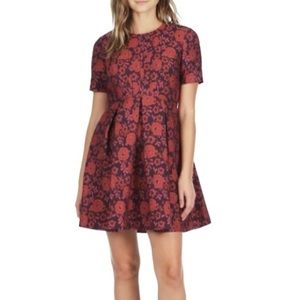 Juicy Couture Floral Jacquard Dress